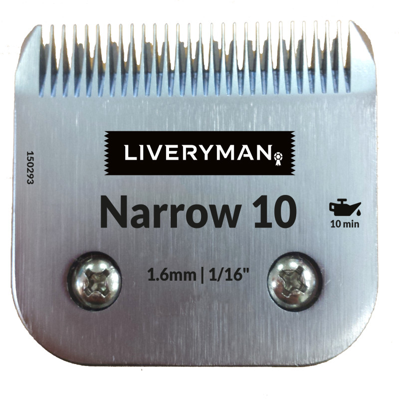 Tête de coupe de finition peigne tondeuse cheval Narrow 46mm tonte classique 1,6mm Liveryman - Le Paturon
