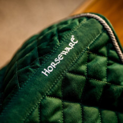 Tapis cheval de dressage Signature Horseware vert hunter - Le Paturon