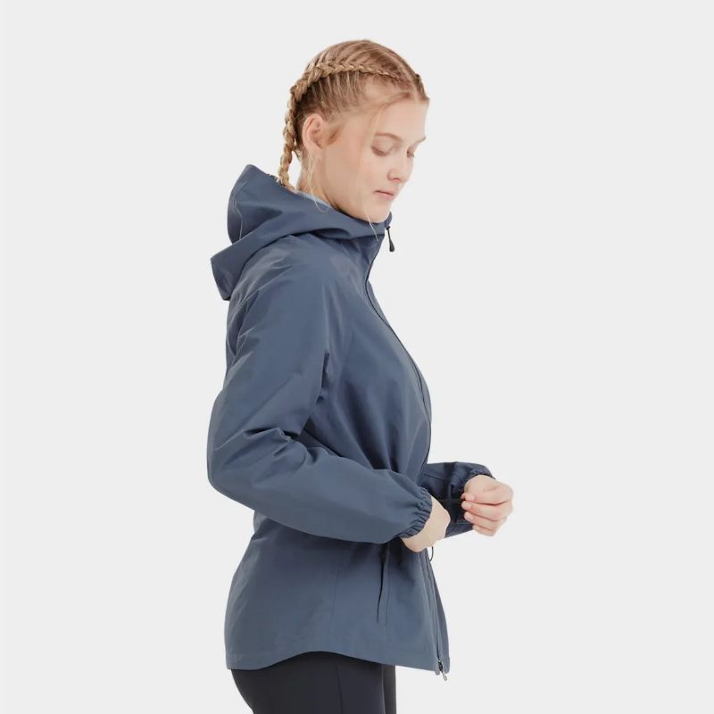 Veste imperméable équitation femme Raintech 24 Horse Pilot bleu indigo - Le Paturon