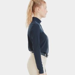 T-shirt équitation femme Sunrise 24 Horse Pilot marine - Le Paturon