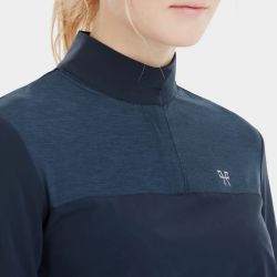 T-shirt équitation femme Sunrise 24 Horse Pilot marine - Le Paturon