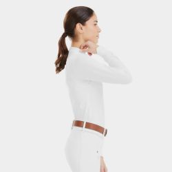Chemise concours équitation femme Aerolight 24 Horse Pilot manches longues blanc - Le Paturon