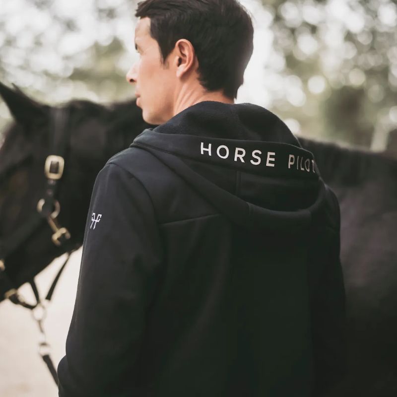 Veste équitation homme Pampa 24 Horse Pilot bleu graphite - Le Paturon