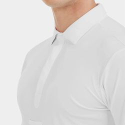 Chemise concours équitation homme Aerolight 24 Horse Pilot manches longues blanc - Le Paturon