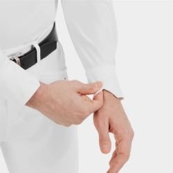 Chemise concours équitation homme Aerolight 24 Horse Pilot manches longues blanc - Le Paturon