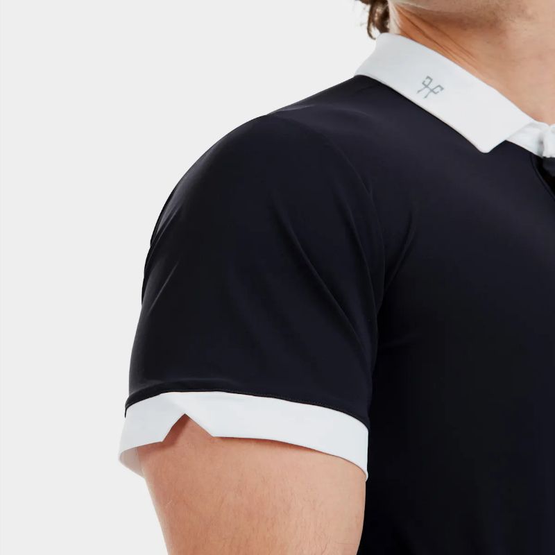 Chemise concours équitation homme Aerolight 24 Horse Pilot manches courtes bleu nuit - Le Paturon