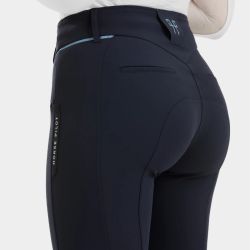 Pantalon équitation femme X-Balance 24 Horse Pilot bleu nuit - Le Paturon