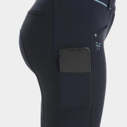 Pantalon équitation femme X-Balance 24 Horse Pilot bleu nuit - Le Paturon