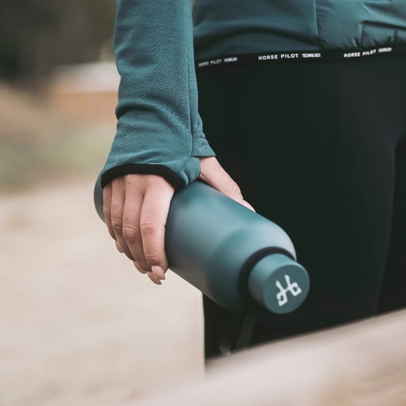 Bouteille isotherme Bottle Horse Pilot vert lichen - Le Paturon