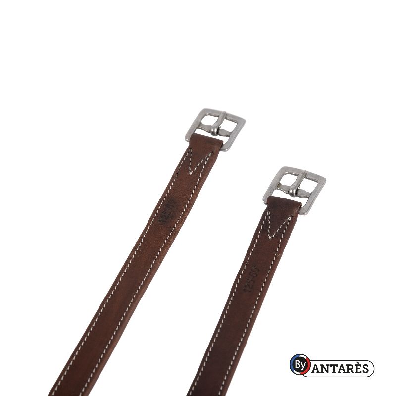 Etrivières cheval Signature Antarès marron - Le Paturon