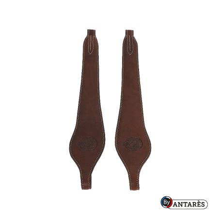 Etrivières cheval monobranche Signature Antarès marron - Le Paturon