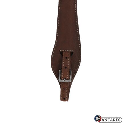 Etrivières cheval monobranche Signature Antarès marron - Le Paturon