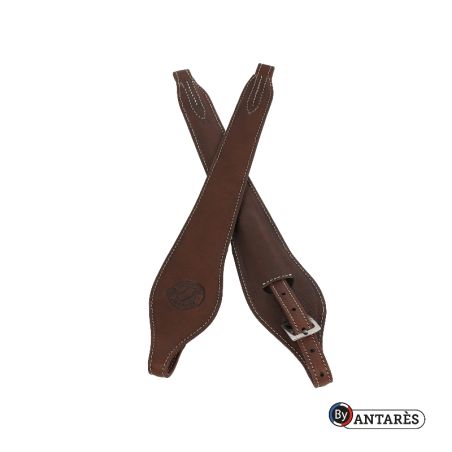 Etrivières cheval monobranche Signature Antarès marron - Le Paturon
