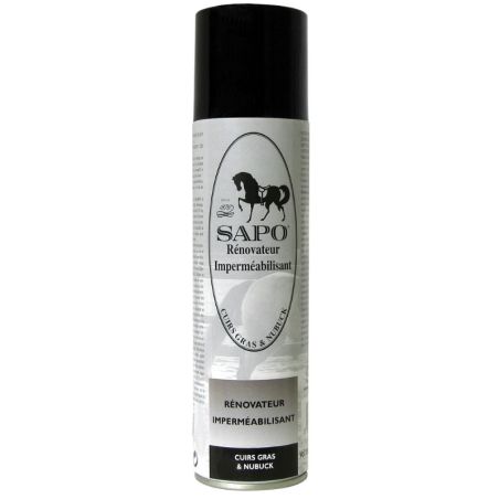 Rénovateur & imperméabilisant cuir gras & nubuck Sapo - Spray imperméabilisant cuir - Le Paturon