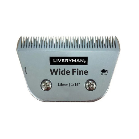 Peigne tondeuse cheval coupe large et fine 65mm coupe 1,5mm Liveryman - Le Paturon