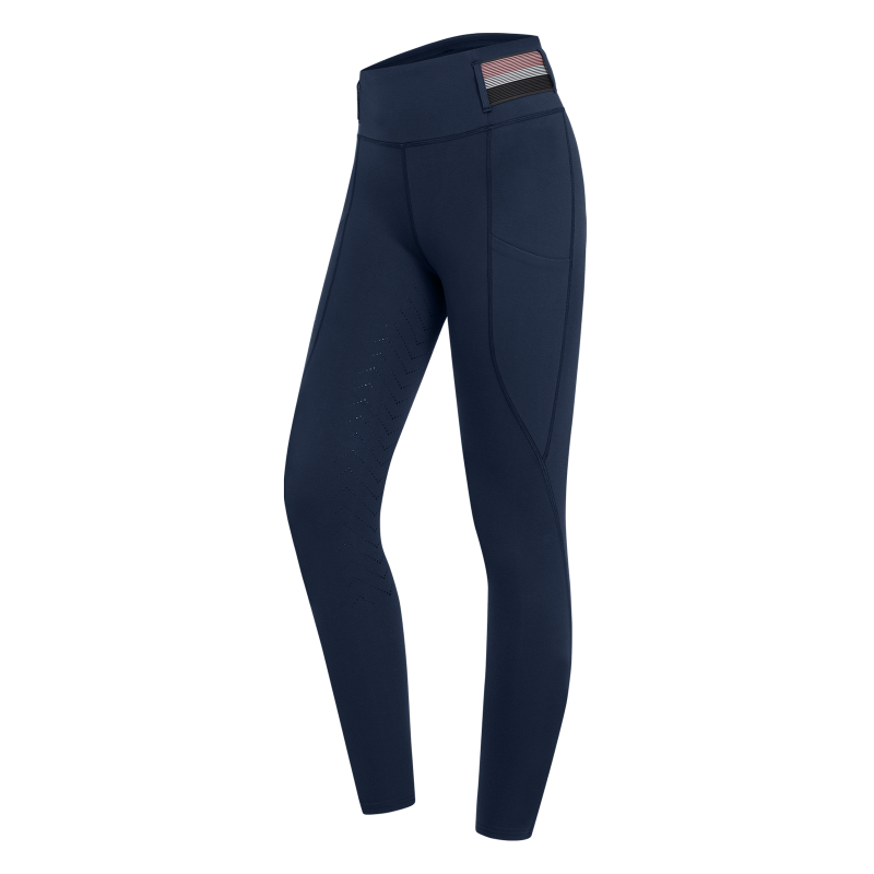 Legging équitation femme Nala ELT bleu nuit - Le Paturon