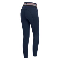 Legging équitation femme Nala ELT bleu nuit - Le Paturon