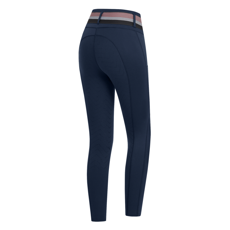 Legging équitation femme Nala ELT bleu nuit - Le Paturon