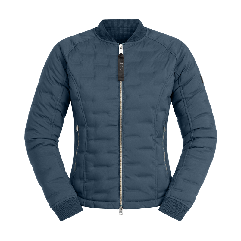 Veste équitation femme Light Loft Nashville ELT bleu oriental - Le Paturon