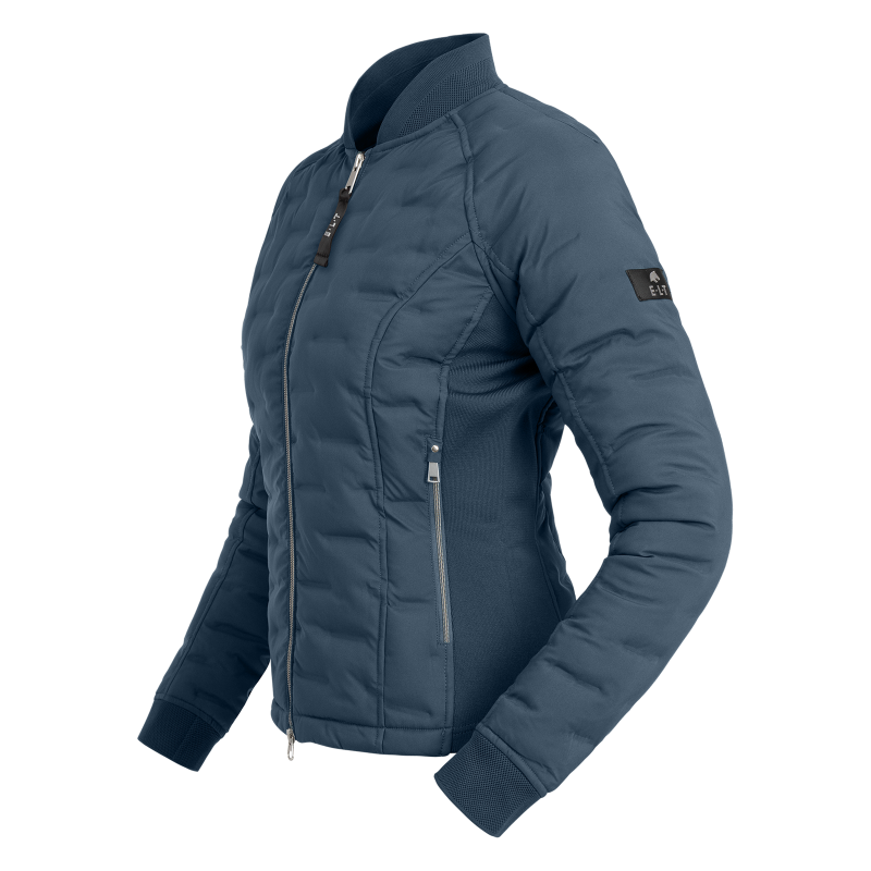 Veste équitation femme Light Loft Nashville ELT bleu oriental - Le Paturon