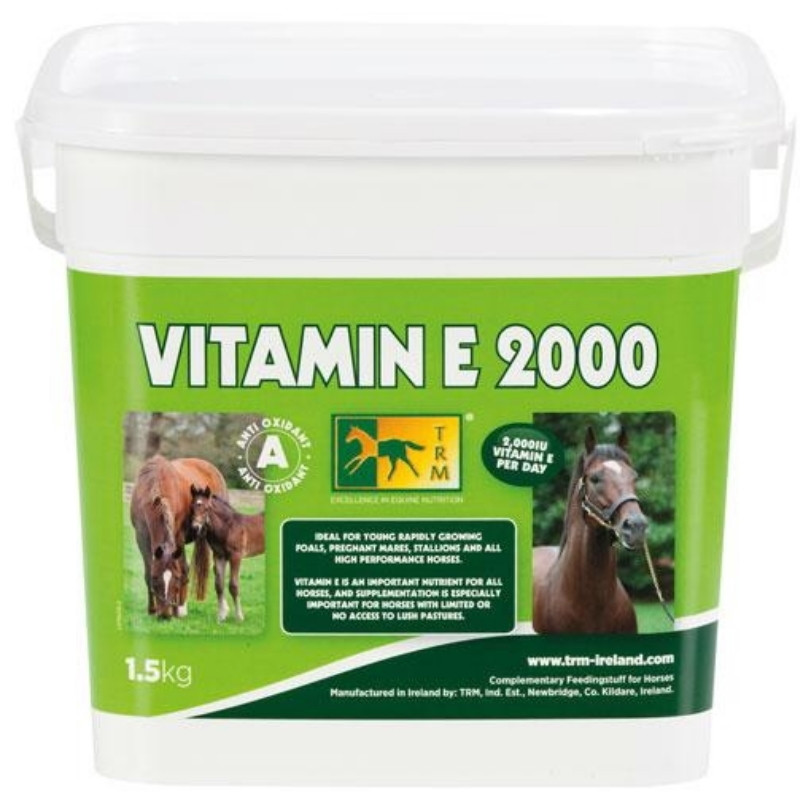 Vitamine E 2000 TRM - Vitamine cheval myosites - Le Paturon