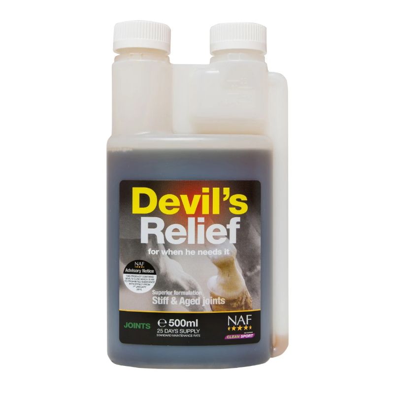 Devils Relief Naf - Harpagophytum cheval 500ml - Le Paturon