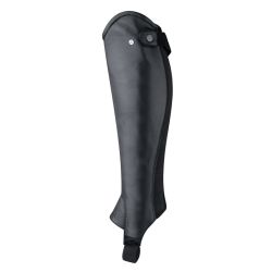 Mini-chaps équitation cuir Classic ELT noir - Le Paturon