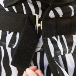 Couverture anti-mouche cheval RugBe Stable Pro avec couvre-cou zebra - Le Paturon