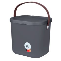 Seau cheval Multibag ECO 6L avec couvercle Waldhausen anthracite - Le Paturon