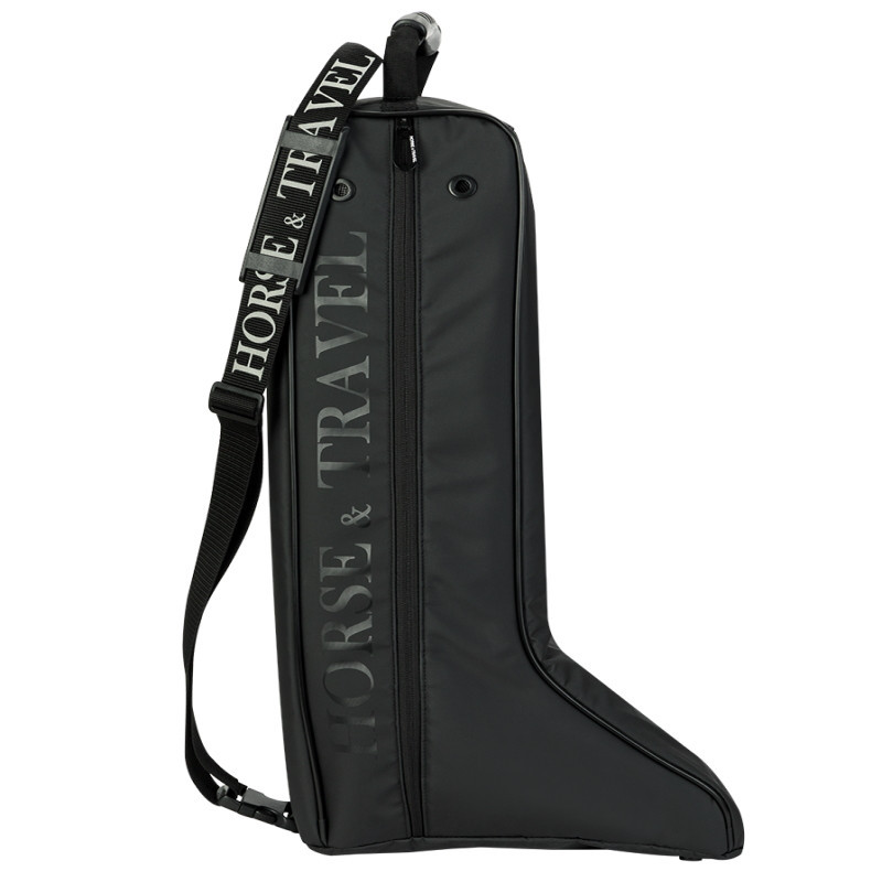 Sac à bottes équitation Horse and Travel noir - Le Paturon