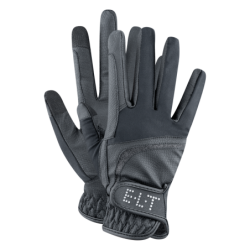 Gants équitation Noelle ELT noir - Le Paturon