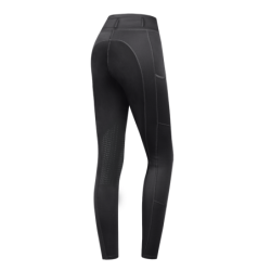Legging équitation enfant Ella Knie Silikon ELT noir - Le Paturon