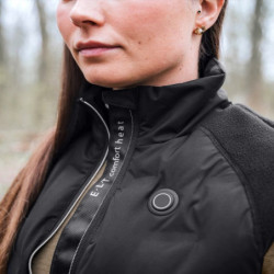 Gilet équitation chauffant Comfort Heat ELT noir - Le Paturon