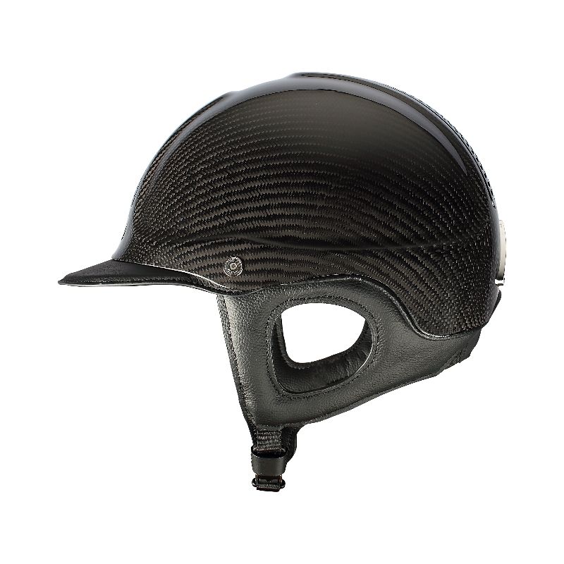 Casque équitation Précision Carbone Antarès noir - Le Paturon