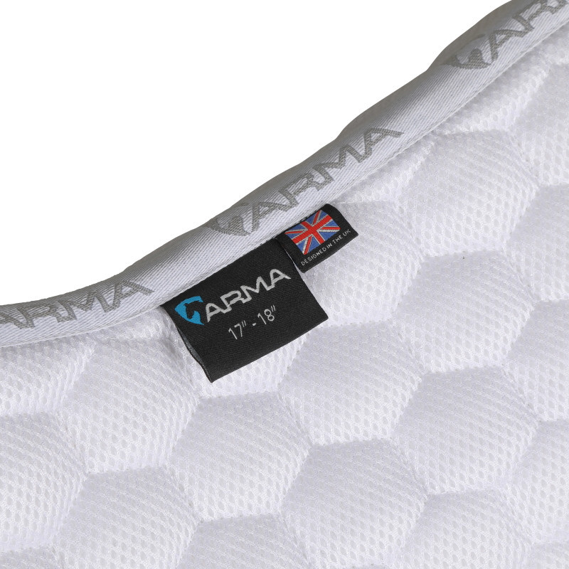 Tapis cheval Air Motion Luxe Arma Shires blanc - Le Paturon