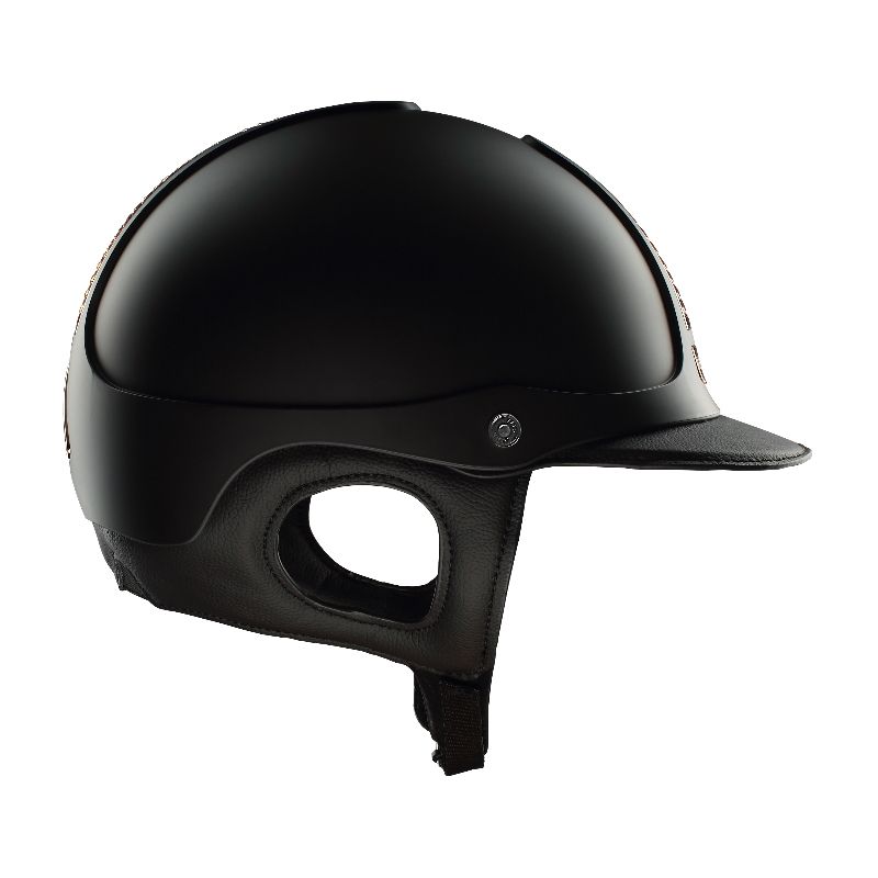 Casque équitation Précision Galaxy Antarès noir cuivre - Le Paturon