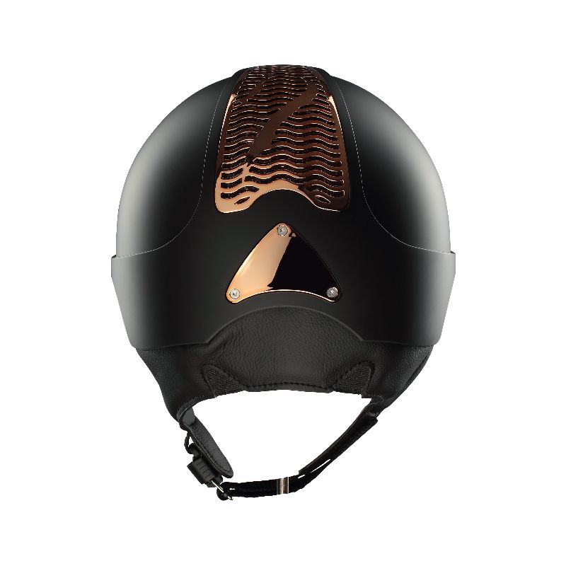 Casque équitation Précision Galaxy Antarès noir cuivre - Le Paturon