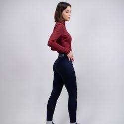 Legging équitation femme Pakita Harcour marine - Le Paturon