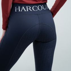 Legging équitation femme Pakita Harcour marine - Le Paturon