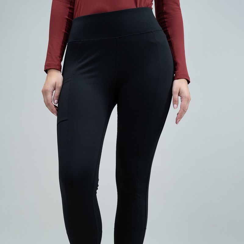Legging équitation femme Pakita Harcour noir - Le Paturon