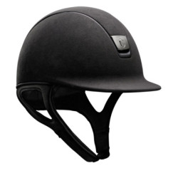 Casque équitation Premium full alcantara Samshield noir - Le Paturon