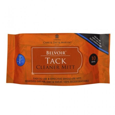 Gants de nettoyage Belvoir Carr and Day and Martin Tack Cleaner - Lingettes cuir équitation - Le Paturon