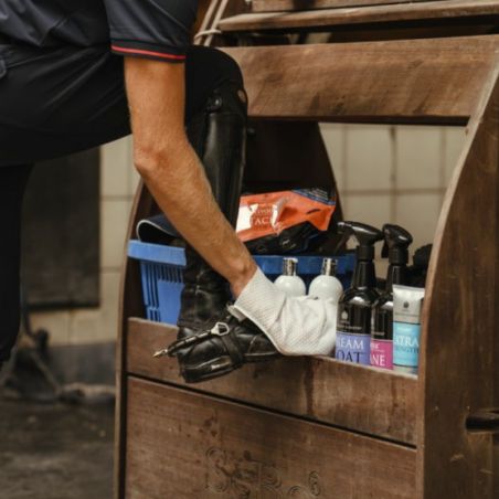 Gants de nettoyage Belvoir Carr and Day and Martin Tack Cleaner - Lingettes cuir équitation - Le Paturon