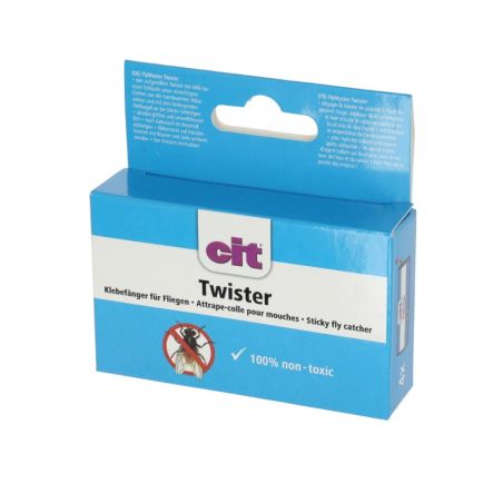 Piège ruban à mouche cheval cit Attrape-mouches Twister Stable Pro lot de 4 - Le Paturon