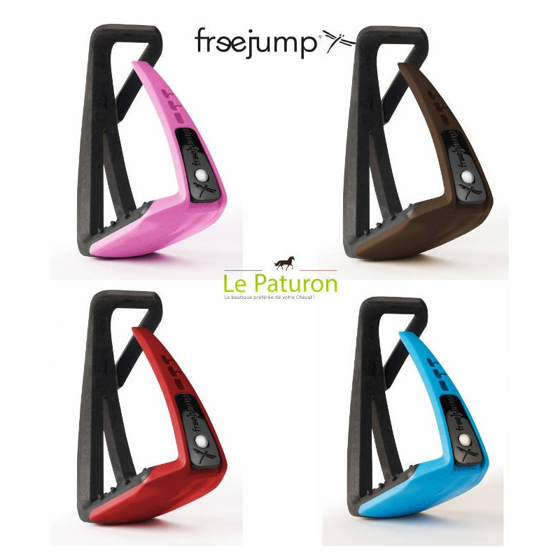 1 Etrier Freejump, Soft Up Lite : Etriers Free Jump - Le Paturon