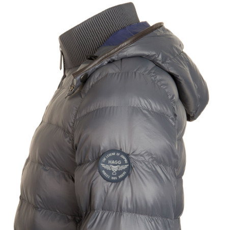 Doudoune équitation homme duvet synthétique Doris Hagg anthracite - Le Paturon