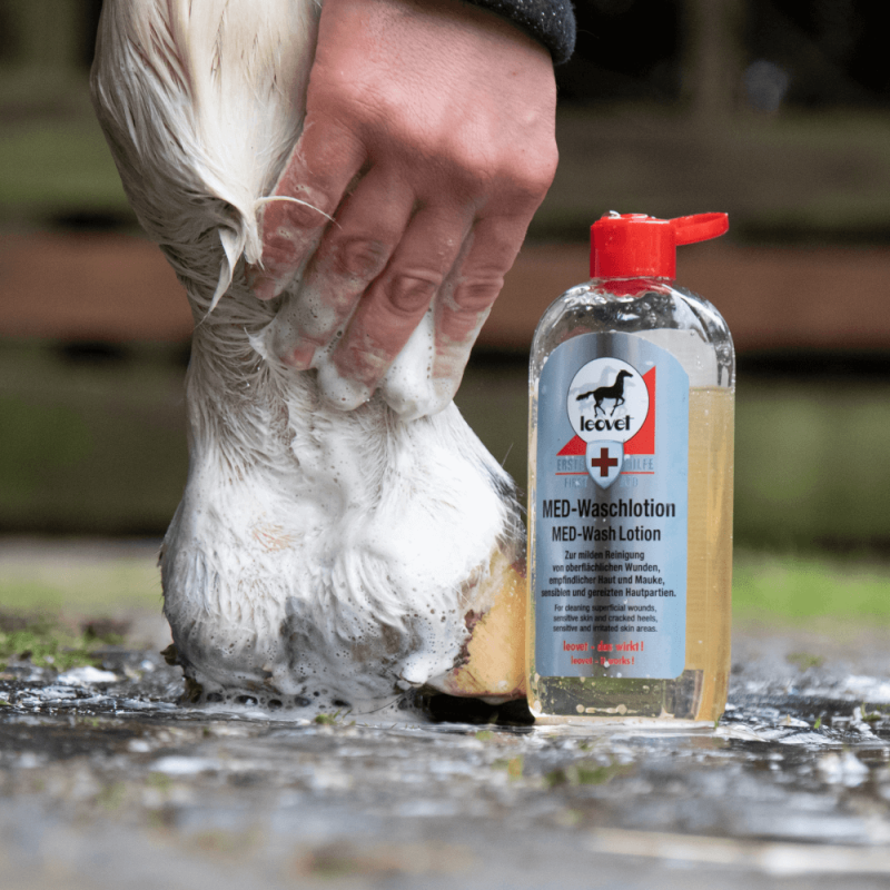 Lotion lavande Med Leovet - Lotion désinfectante peau cheval 250ml - Le Paturon