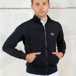 Veste équitation homme sweat respirante Ben For Horses noir - Le Paturon