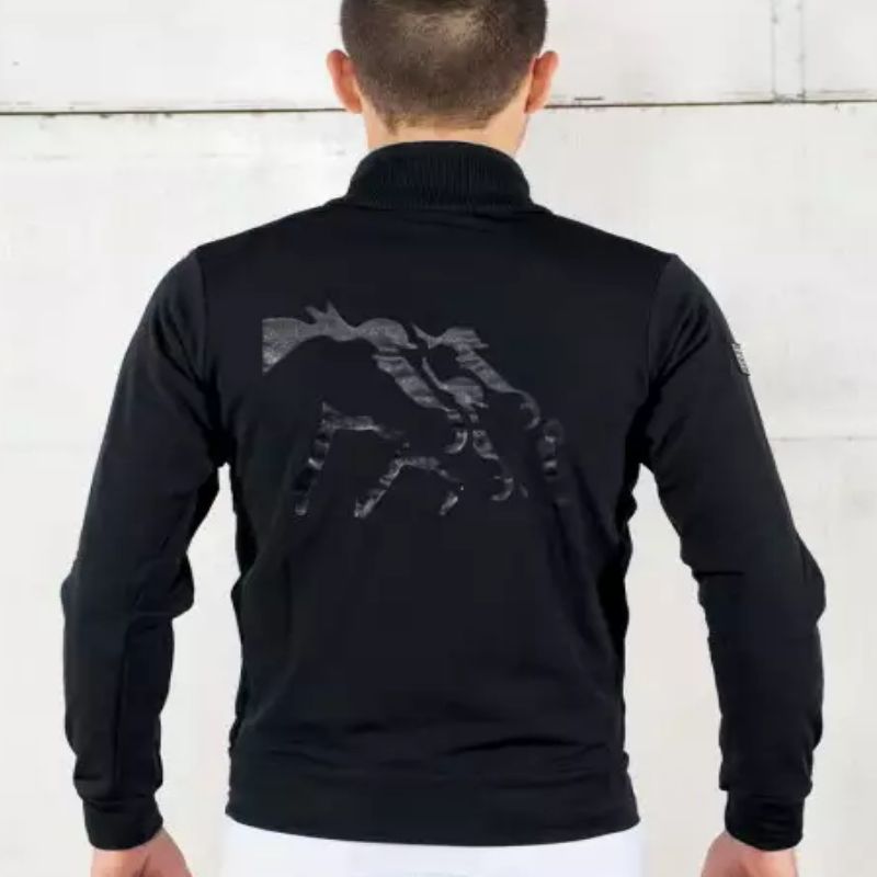 Veste équitation homme sweat respirante Ben For Horses noir - Le Paturon