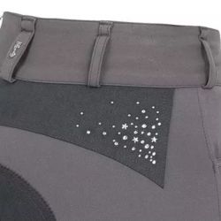 Pantalon équitation femme avec fond Solo Volte Tredstep gris - Le Paturon